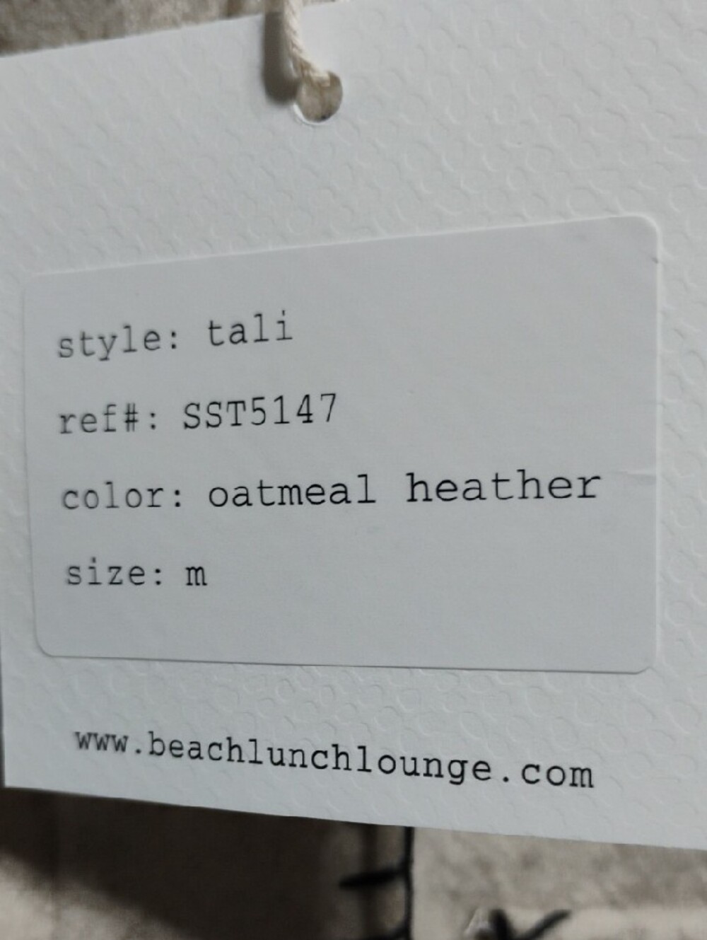 New beachlunchlounge Tali Oatmeal Heather Jacket W Whipstitch Trim (C-23) - Picture 4 of 8